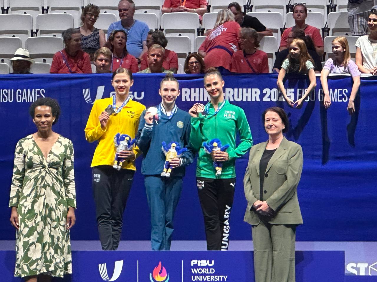 Universiada oʻyinlarida Taxmina Ikromova yana bir oltin medalni qoʻlga kiritdi